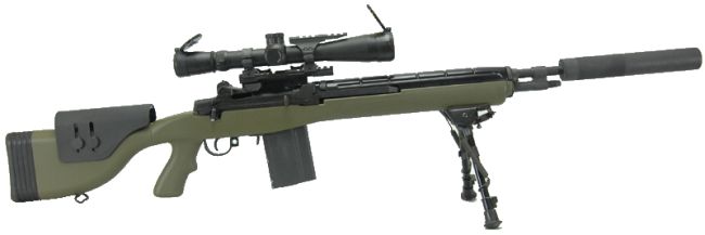 Винтовка для снайперов уровня отделения Корпуса Морской Пехоты США M14